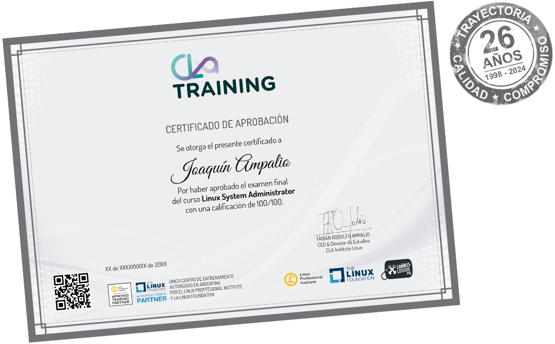 Certificación LSA CLA Training