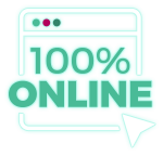 100% online