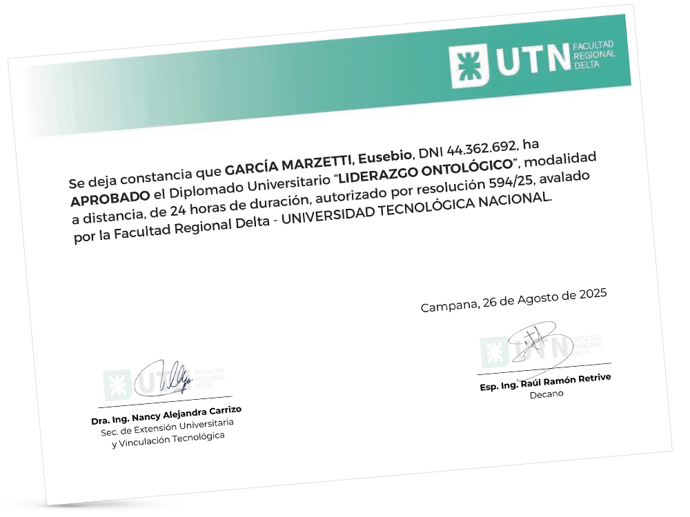 Certificación UTN-FRD
