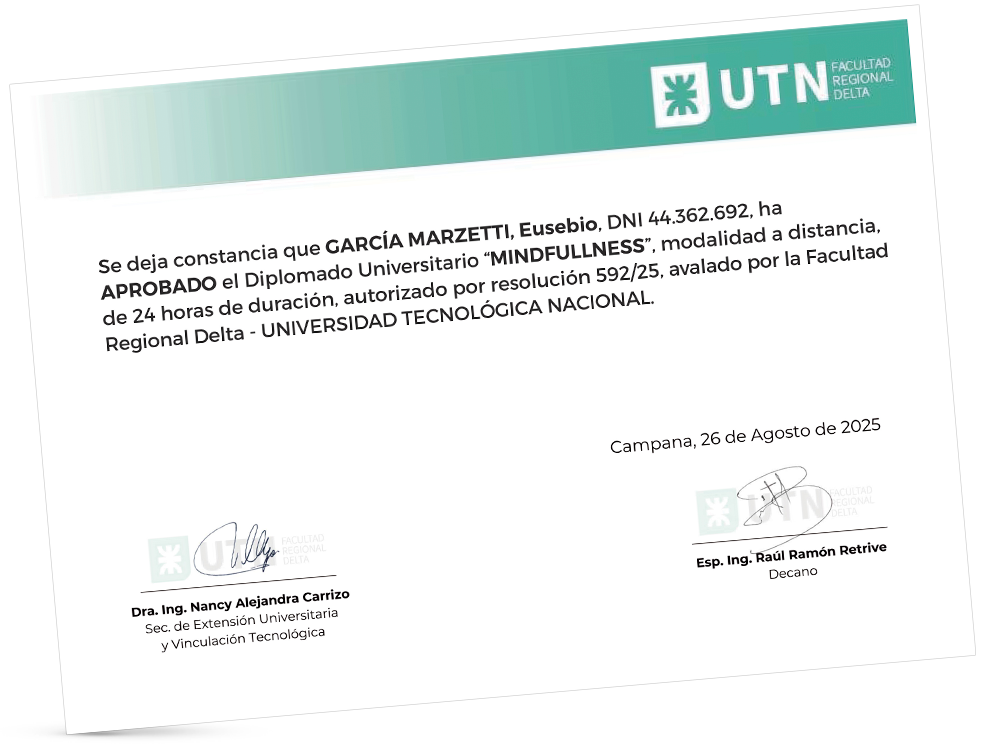 Certificación UTN-FRD