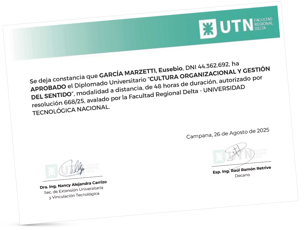 Certificación UTN-FRD