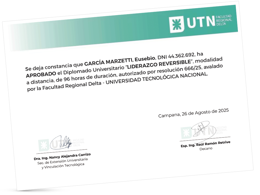 Certificación UTN-FRD